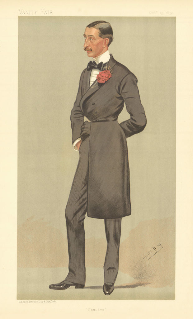 VANITY FAIR SPY CARTOON Robert Armstrong Yerburgh 'Chester' MP. Cheshire 1893